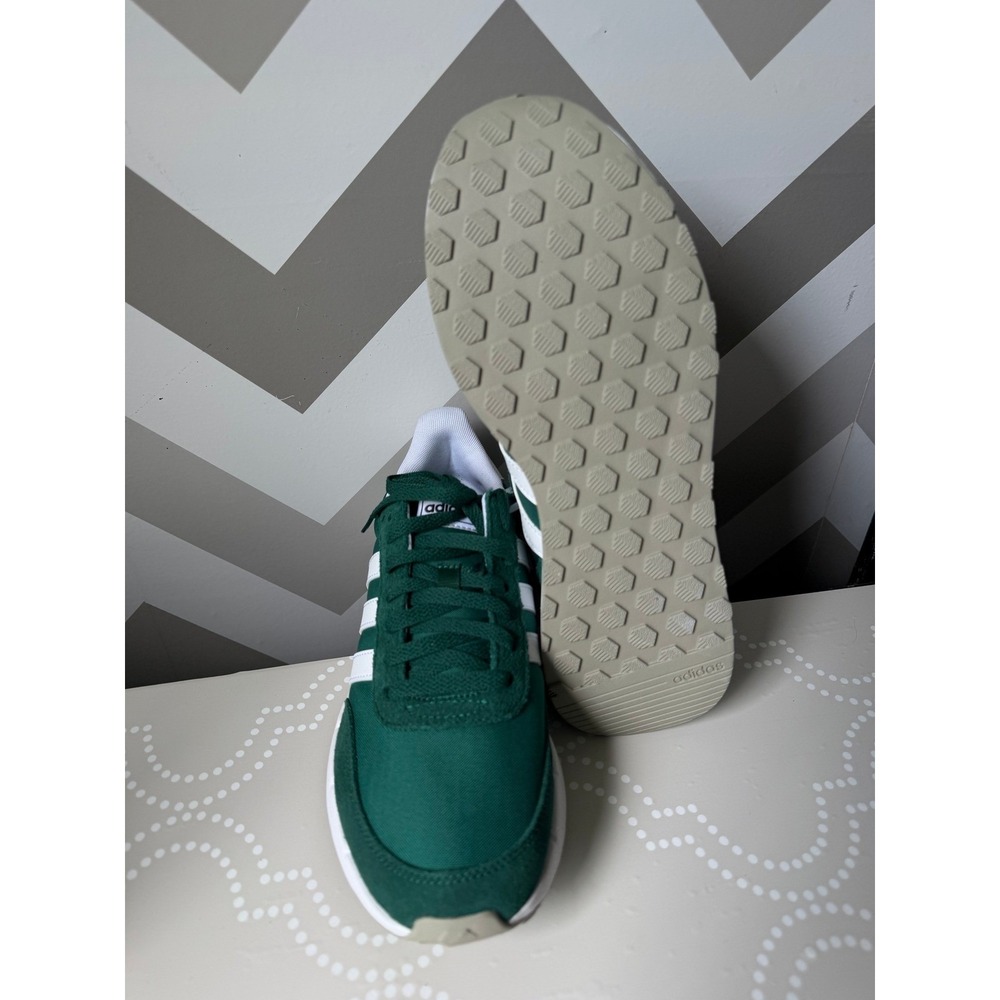 Adidas Run 60s 2.0 Sneakers Collegiate Green White Mens 8.5 Womens 9.5 - Picture 6 of 8